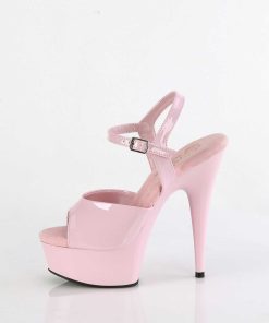 Hoga Klackar Mini Plata höga klackar | Rosa 15 Cm Delight-609 Pleaser High Heels Skor