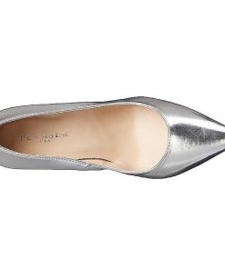 Stora Hoga Klackar For Man höga klackar | Silver Konstlader 10 Cm Classique-20 Pumps Hogklackade Herrskor