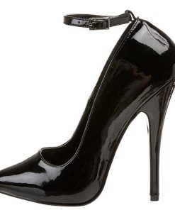 Pumps Klackar Utan Plata höga klackar | Svart Lack 15,5 Cm Domina-431 Pumps Skor For Kvinnor