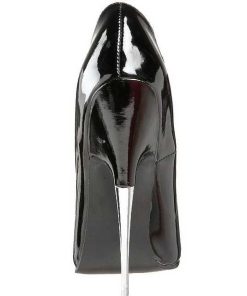 Fetish Skor & Extrema Stovlar höga klackar | Svart Lack 15 Cm Scream-01 Fetish Hoga Pumps Skor