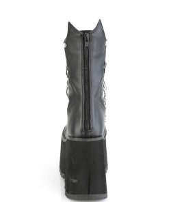 Demoniacult Skor & Stovlar Dam höga klackar | Vegan 11,5 Cm Kera-130 Demoniacult Alternativa Plataboots Svart