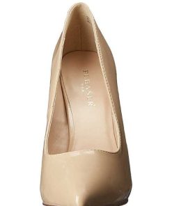 Pumps Klackar Utan Plata höga klackar | Beige Lack 13 Cm Amuse-20 Spetsiga Pumps Med Stilettklackar