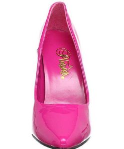 Stora Hoga Klackar For Man höga klackar | Fuchsia Lack 13 Cm Seduce-420 Pumps Hogklackade Herrskor