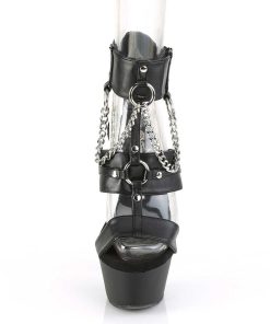 Hoga Klackar Mini Plata höga klackar | Konstlader Plata 15 Cm Kiss-261 Pleaser Hoga Klackar Skor