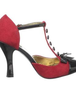 Pumps Klackar Utan Plata höga klackar | Rod Mocka 10 Cm Smitten-10 Rockabilly Dam Pumps Med Lag Klack