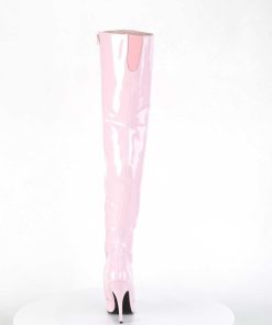 Larhoga Stovlar Utan Plata höga klackar | Rosa Lack 13 Cm Seduce-3010 Overknee Stovlar Dam