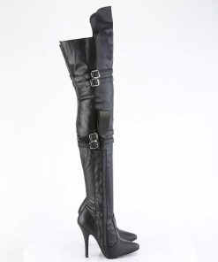 Larhoga Stovlar Utan Plata höga klackar | Vegan Boots 13 Cm Seduce-3080 Larhoga Boots Med Klack Og Spaender