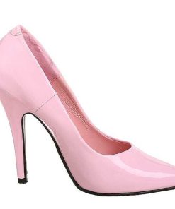 Pumps Klackar Utan Plata höga klackar | Rosa Lack 13 Cm Seduce-420 Spetsiga Pumps Med Hoga Klackar