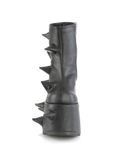 Demoniacult Skor & Stovlar Dam höga klackar | Vegan 18 Cm Slay-77 Demoniacult Alternativa Plataboots Svart