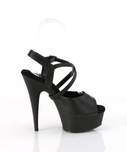 Hoga Klackar Mini Plata höga klackar | Konstlader 15 Cm Delight-624-1 Pleaser High Heels Skor