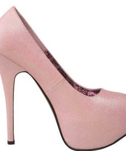 Pumps Klackar Mer Plata höga klackar | Rosa Glitter 14,5 Cm Burlesque Teeze-31G Platform Pumps Skor