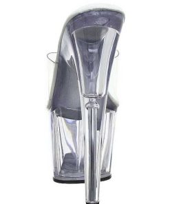 Slip In Klackar Mer Plata höga klackar | Transparent 18 Cm Adore-701 Plata Hoga Slip In Mules