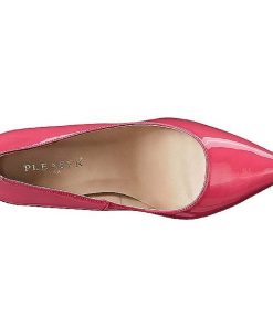 Pumps Klackar Utan Plata höga klackar | Pink Lack 10 Cm Classique-20 Spetsiga Pumps Med Stilettklackar