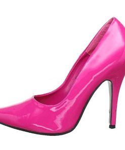 Pumps Klackar Utan Plata höga klackar | Fuchsia Lack 13 Cm Seduce-420 Spetsiga Pumps Med Hoga Klackar