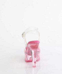 Hoga Klackar Mini Plata höga klackar | Transparent 13 Cm Martini-508 Rosa Plata Hogklackat Sandaler Kvinnor