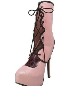 Pumps Klackar Mer Plata höga klackar | Rosa Glitter 14,5 Cm Burlesque Teeze-31G Platform Pumps Skor