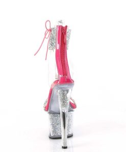 Hoga Klackar Mer Plata höga klackar | Pink 18 Cm Sky-327Rsi Hogklackade Skor Med Strass Ankelmanschett