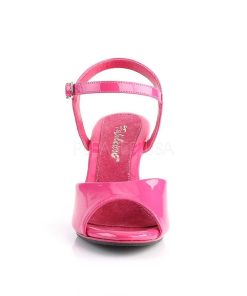 Hoga Klackar Utan Plata höga klackar | Pink Lack 8 Cm Belle-309 Hogklackade Dam Sandaletter