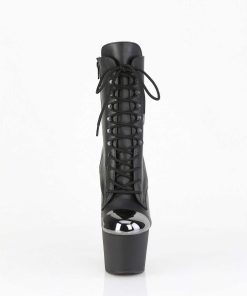 Stovletter Dam Med Plata höga klackar | Adore-1020Esc - 18 Cm Stalta Hoga Klackar Boots Vegan