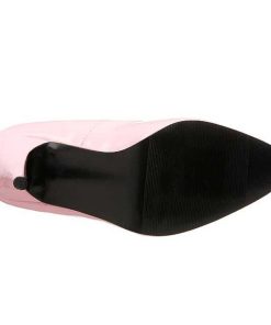 Stora Hoga Klackar For Man höga klackar | Pink Lack 10 Cm Vanity-420 Pumps Hogklackade Herrskor