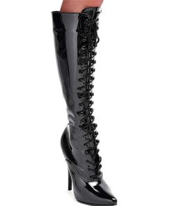 Fetish Skor & Extrema Stovlar höga klackar | Lacklader Stovlar 16 Cm Domina-2020 Fetish Stiletto Lackboots Hoga Klackar