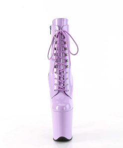 Stovletter Dam Med Plata höga klackar | Flamingo-1020 20 Cm Pleaser Hogklackade Boots Lavendel