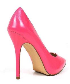 Pumps Klackar Utan Plata höga klackar | Fuchsia Neon 13 Cm Amuse-20 Spetsiga Pumps Med Stilettklackar