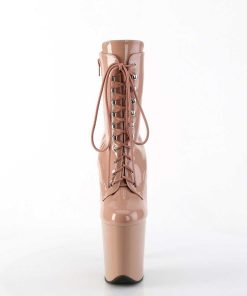 Stovletter Dam Med Plata höga klackar | Flamingo-1020 20 Cm Pleaser Hogklackade Boots Blush