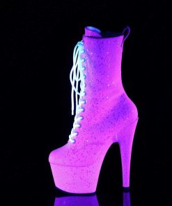 Stovletter Dam Med Plata höga klackar | Neon Glitter Plataboots 18 Cm Adore-1040Ig Hogklackade Boots