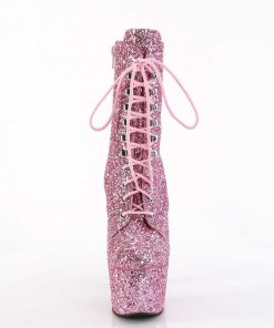 Stovletter Dam Med Plata höga klackar | Adore-Gwr 18 Cm Pleaser Hogklackade Boots Glitter Rosa