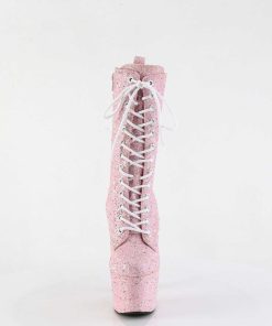 Stovletter Dam Med Plata höga klackar | Rosa Glitter Plataboots 18 Cm Adore-1040Gr Hogklackade Boots