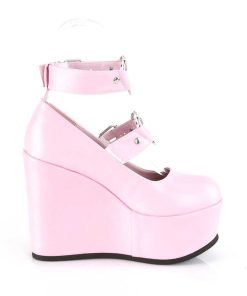 Demoniacult Skor & Stovlar Dam höga klackar | Vegan 12,5 Cm Poison-99-2 Kilklack Pumps Med Wedge Plata