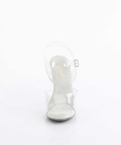 Hoga Klackar Utan Plata höga klackar | Transparent 11,5 Cm Cupid-408 Perspex Hogklackat Sandaler Kvinnor