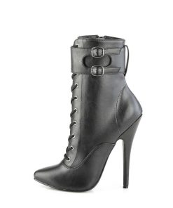 Fetish Skor & Extrema Stovlar höga klackar | Konstlader 15 Cm Domina-1023 Stiletto Ankle Boots Med Hoga Klackar