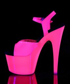 Hoga Klackar Mer Plata höga klackar | Pink Neon 18 Cm Xtreme-873 Platform Klackskor Dam