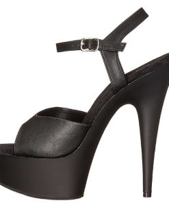 Hoga Klackar Mini Plata höga klackar | Konstlader 15 Cm Delight-609 Pleaser High Heels Skor