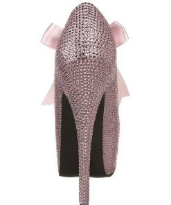 Pumps Klackar Mer Plata höga klackar | Rosa Strass 14,5 Cm Burlesque Teeze-04R Hoga Plata Pumps Skor